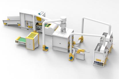 HJ-500 Fiber–svampblandnings- och fyllningslinje