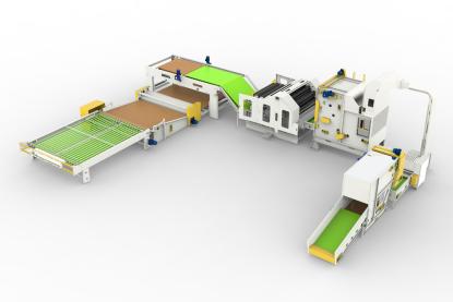 HJBR-1230*1850 Quilts Produktionslinje